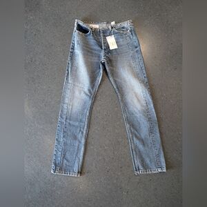 Zara Men's Denim Blue Straight Jeans